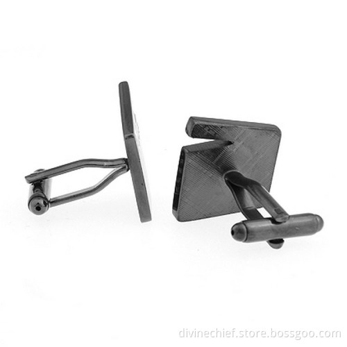 Make Custom Logo Men Cufflinks High Quality Enamel Copper Cufflinks